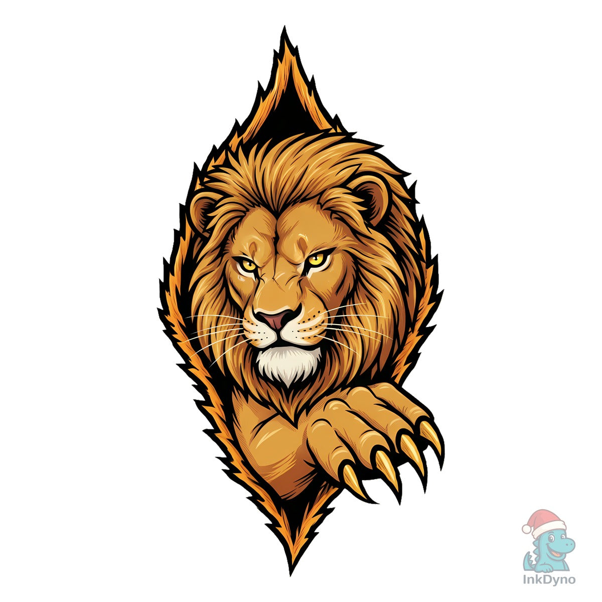 Wildlife Animals Claws Tshirt Design