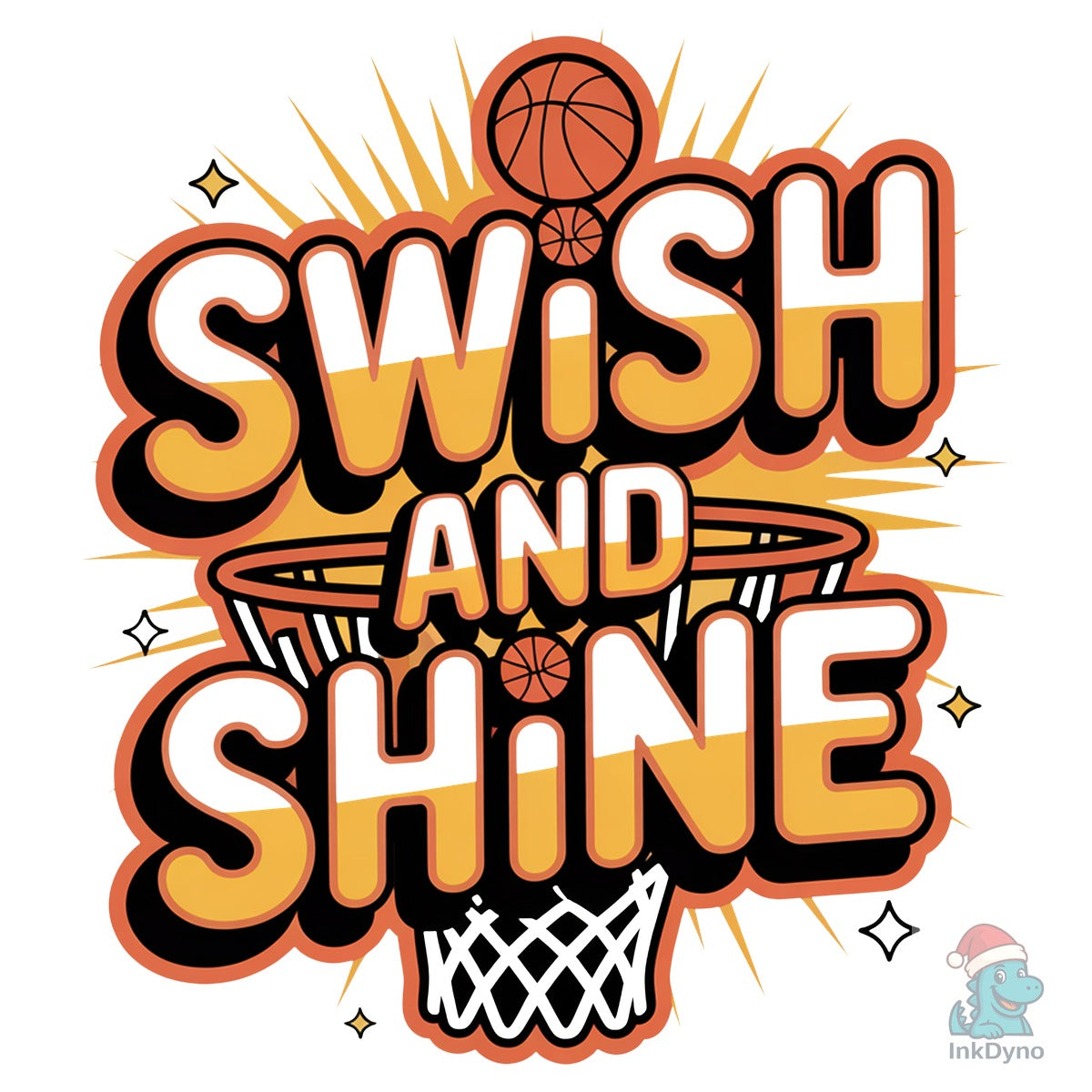 Basketball Swish and Shine Shirt