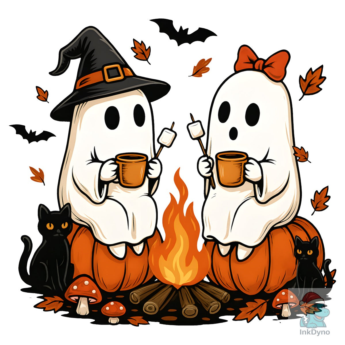 Ghost Campfire Halloween