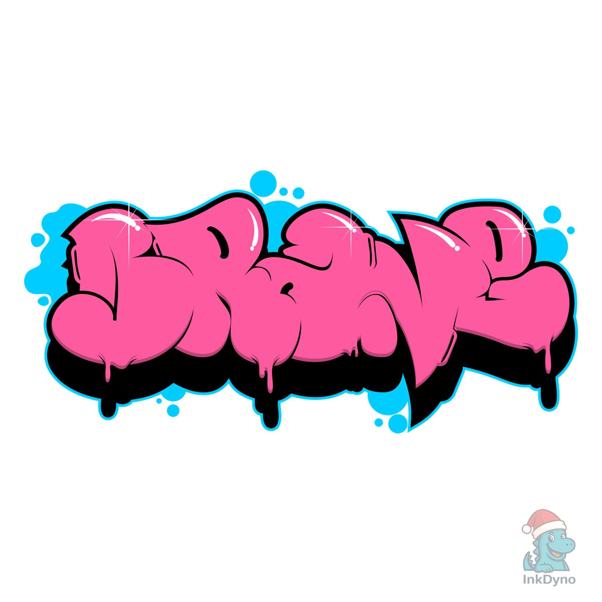 Brave Graffiti: Drip Vector Design