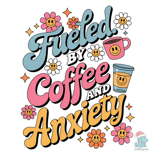 Coffee - Retro Vertical Funny Art - DTF Transfer