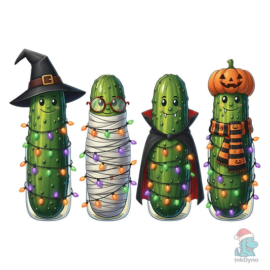 Funny Halloween Pickle - DTF Transfer