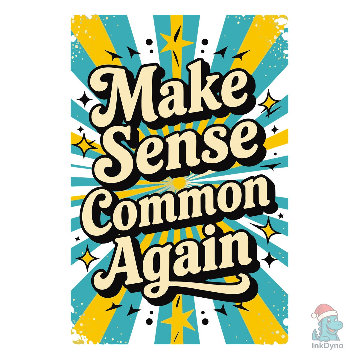 Make Sense Common Again Checkered