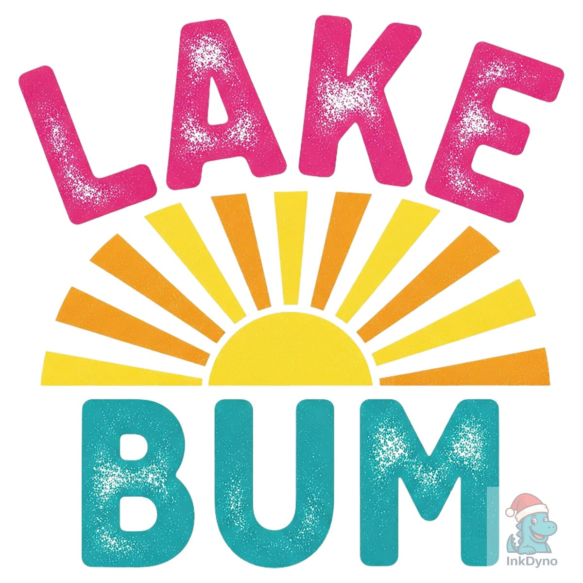 Lake Bum Vintage Retro Summer