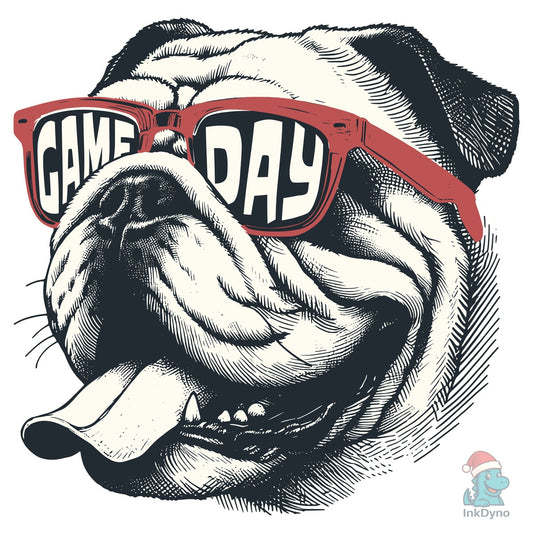 Bulldogs Retro Game Day Shirt - DTF Transfer