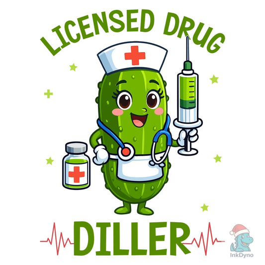 Funny Pickle Licensed Nurse T-Shirt - DTF Transfer
