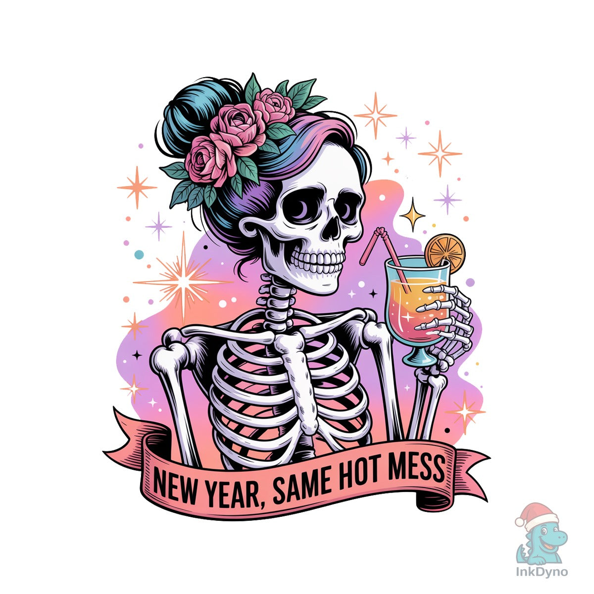 New Year Same Hot Mess Sublimation