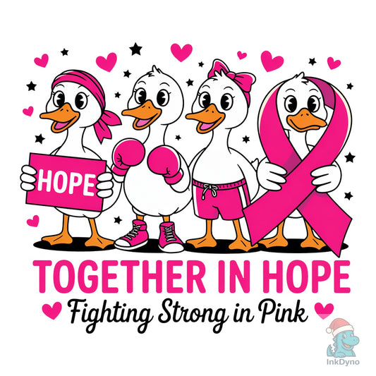 Breast Cancer Awareness Ghost - DTF Transfer