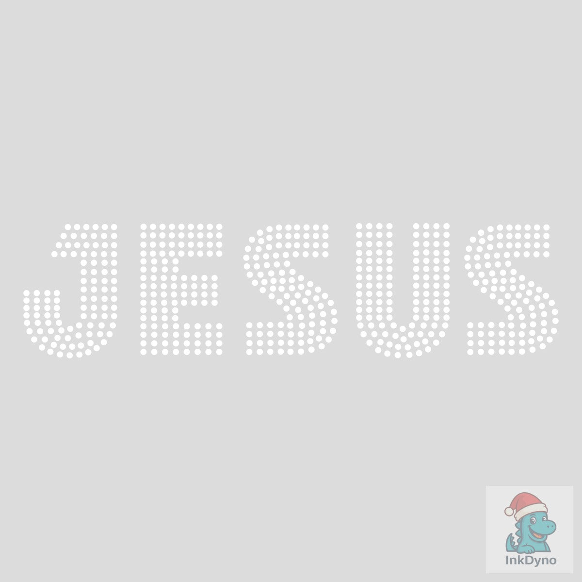 Jesus Rhinestone Template Ss10 Format