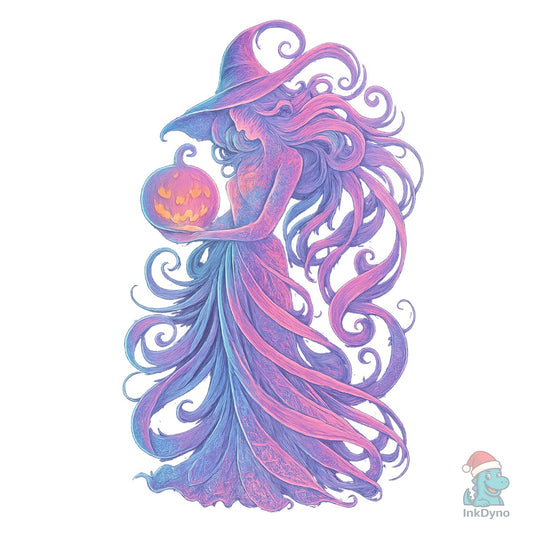 Halloween Pink Ribbon - DTF Transfer