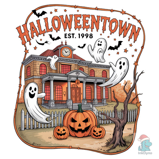 Halloweentown Ghost House - DTF Transfer