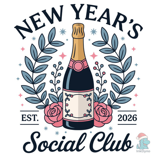 Chinoiserie New Year's Social Club - DTF Transfer