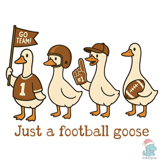 Funny Silly Goose Football Game Day - DTF Transfer