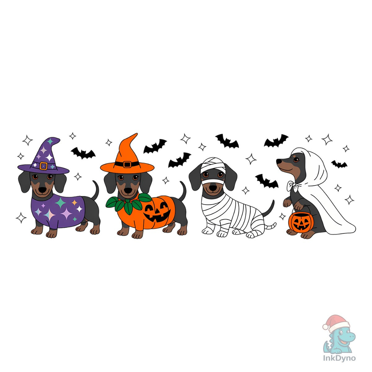 Dachshund Halloween Crew