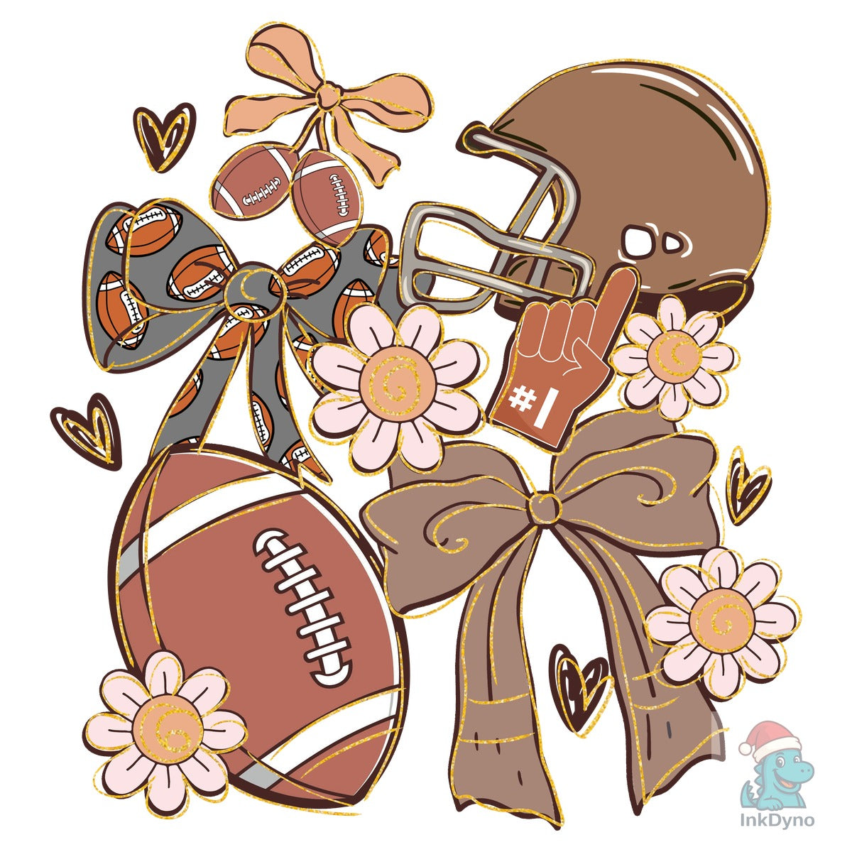 Game Day Football Coquette