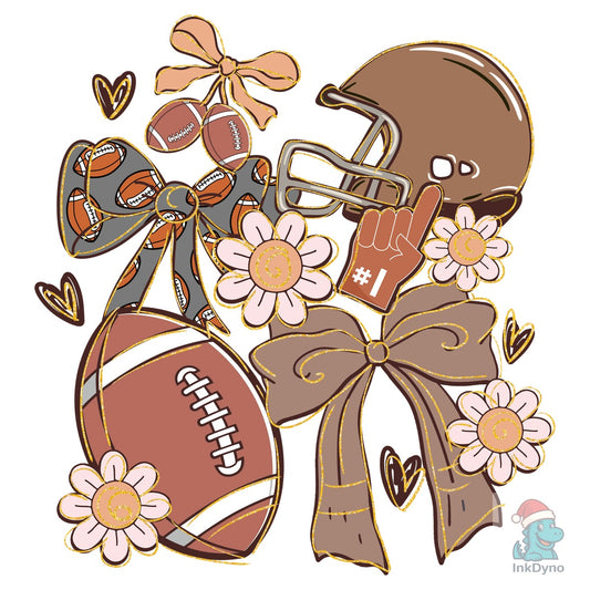 Game Day Football Coquette - DTF Transfer