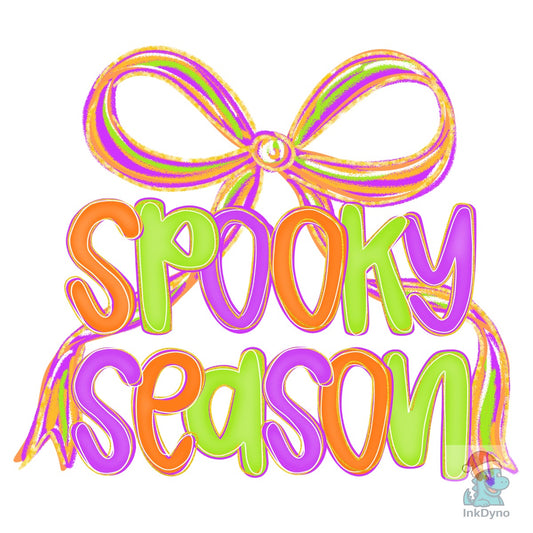 Spooky Season Halloweenn Coquette - DTF Transfer