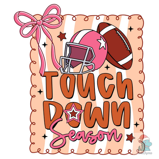 Touchdown Season Football Coquette - DTF Transfer
