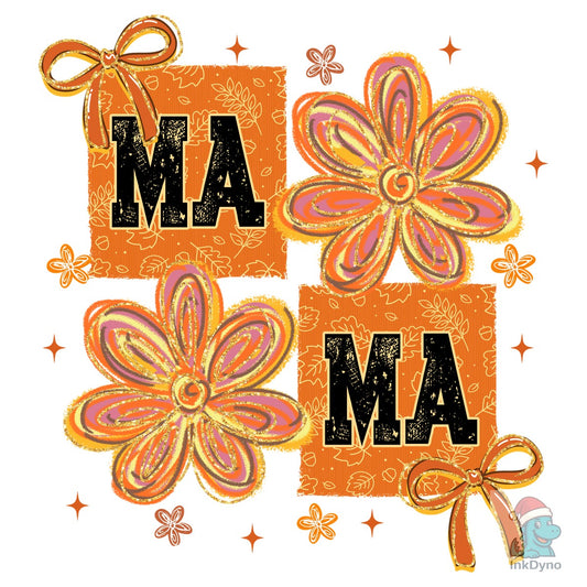 Floral Fall Mama Coquette - DTF Transfer