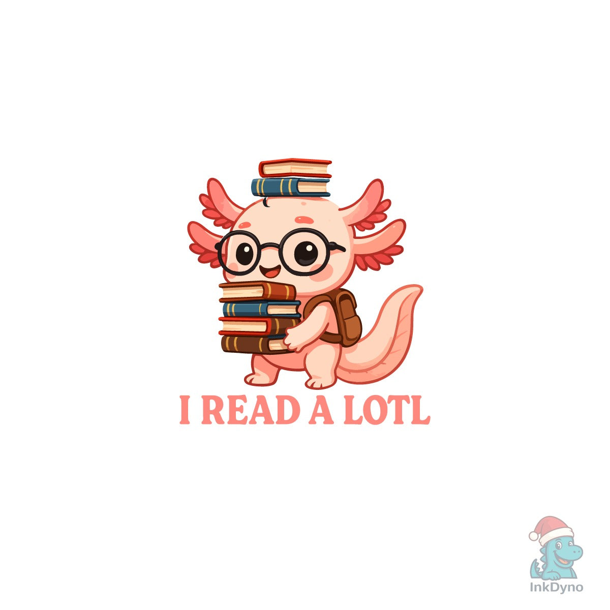 Summer Reading Cute Book Axolotl T-Shirt