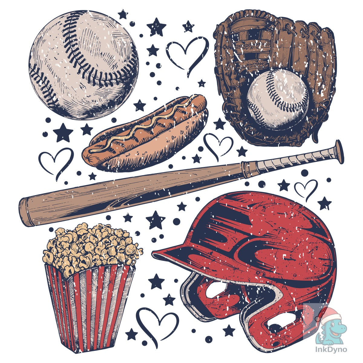 Baseball Mama Retro Baseball