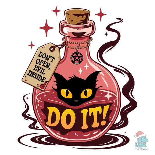 Do It Cat - Evil Potion Design - DTF Transfer