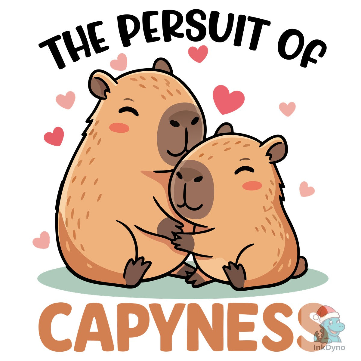 Cute Capybara T-Shirt Design