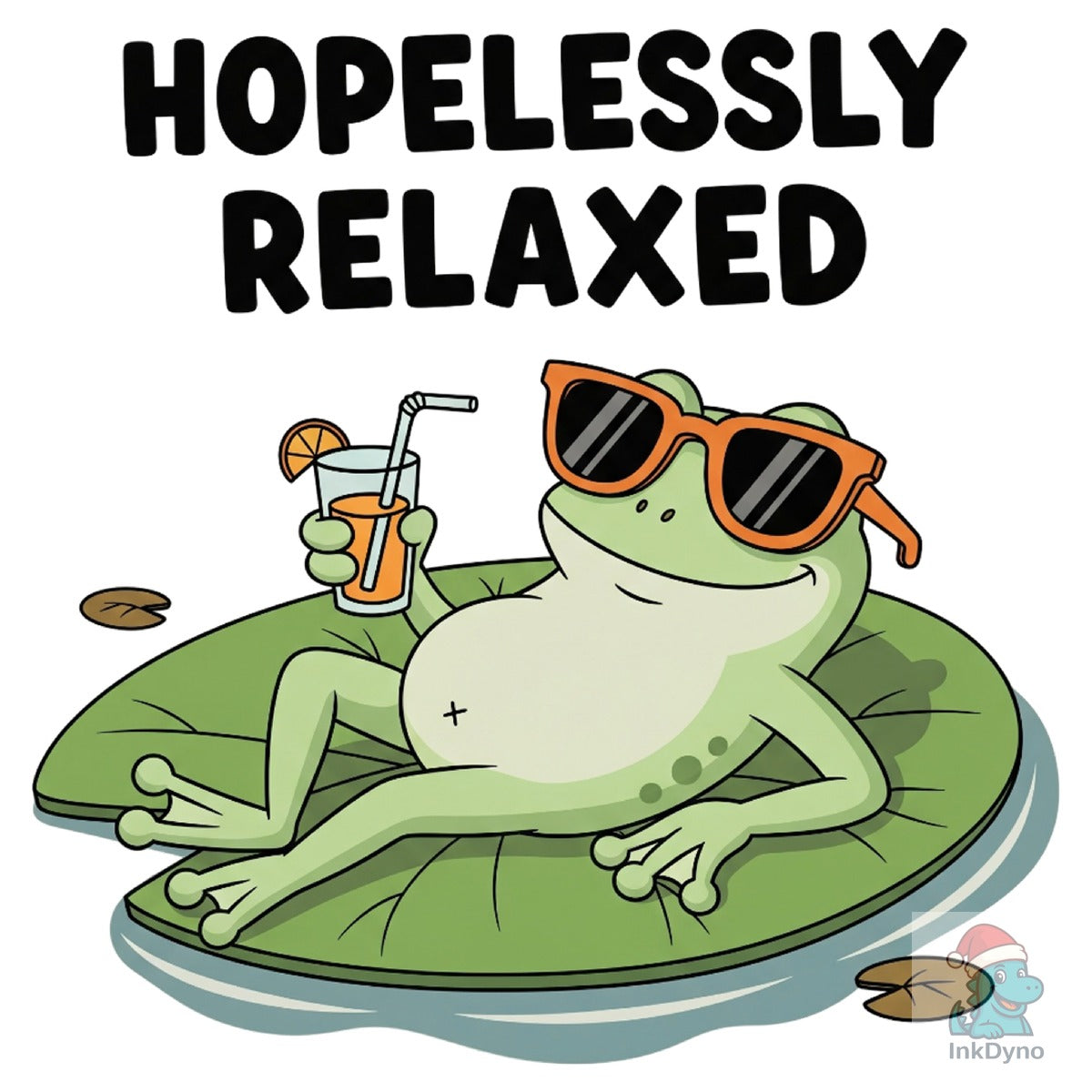Funny Frog Hopelessly Relaxed
