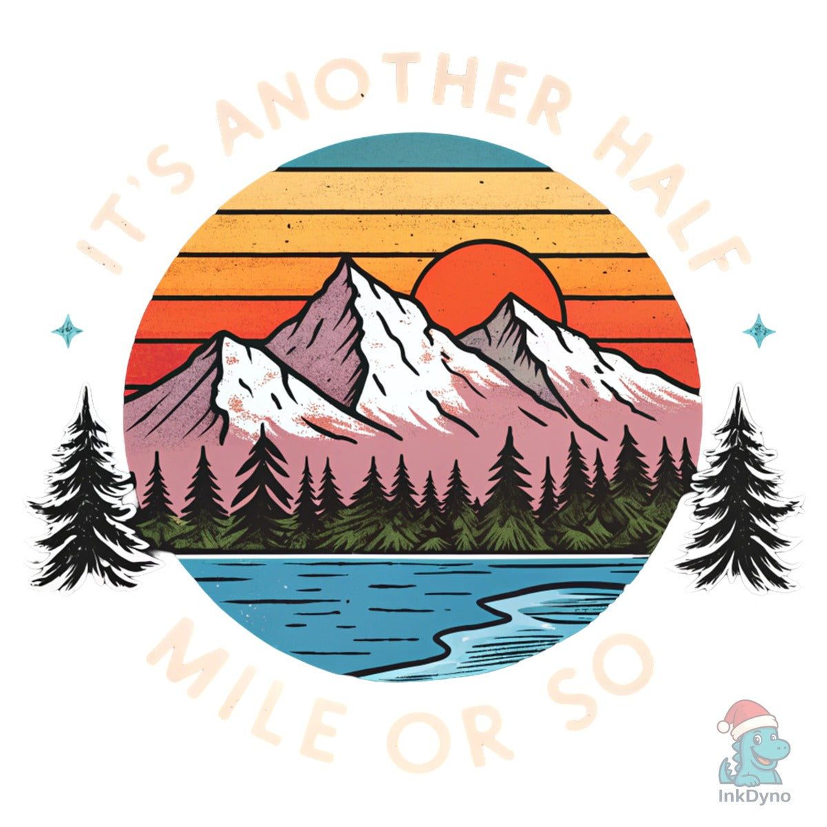 Retro Mountain Lake Hiking