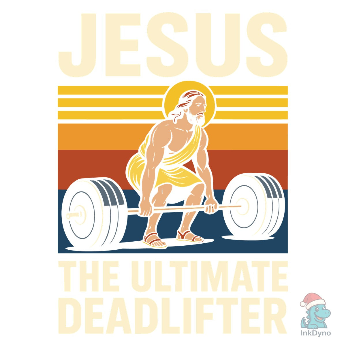 Vintage Jesus the Ultimate Deadlifter