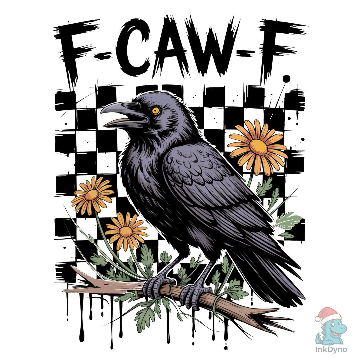 Funny Crow Raven Halloween Art