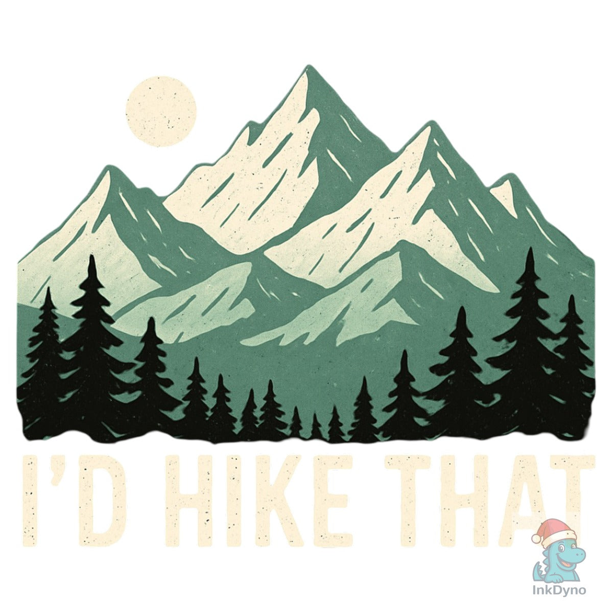 Retro Mountain Adventure Hiking