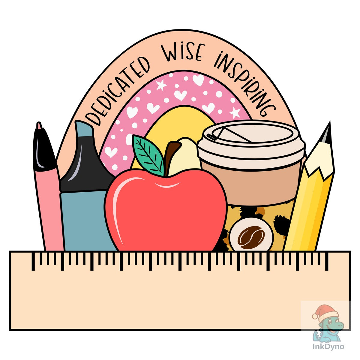 Teacher Monogram Name School Supplies