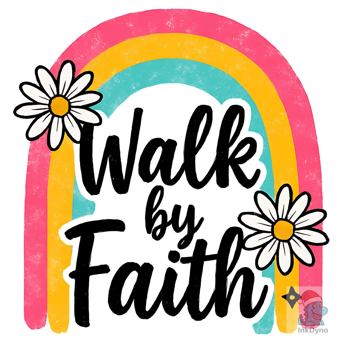 Walk by Faith Rainbow Summer T-Shirt
