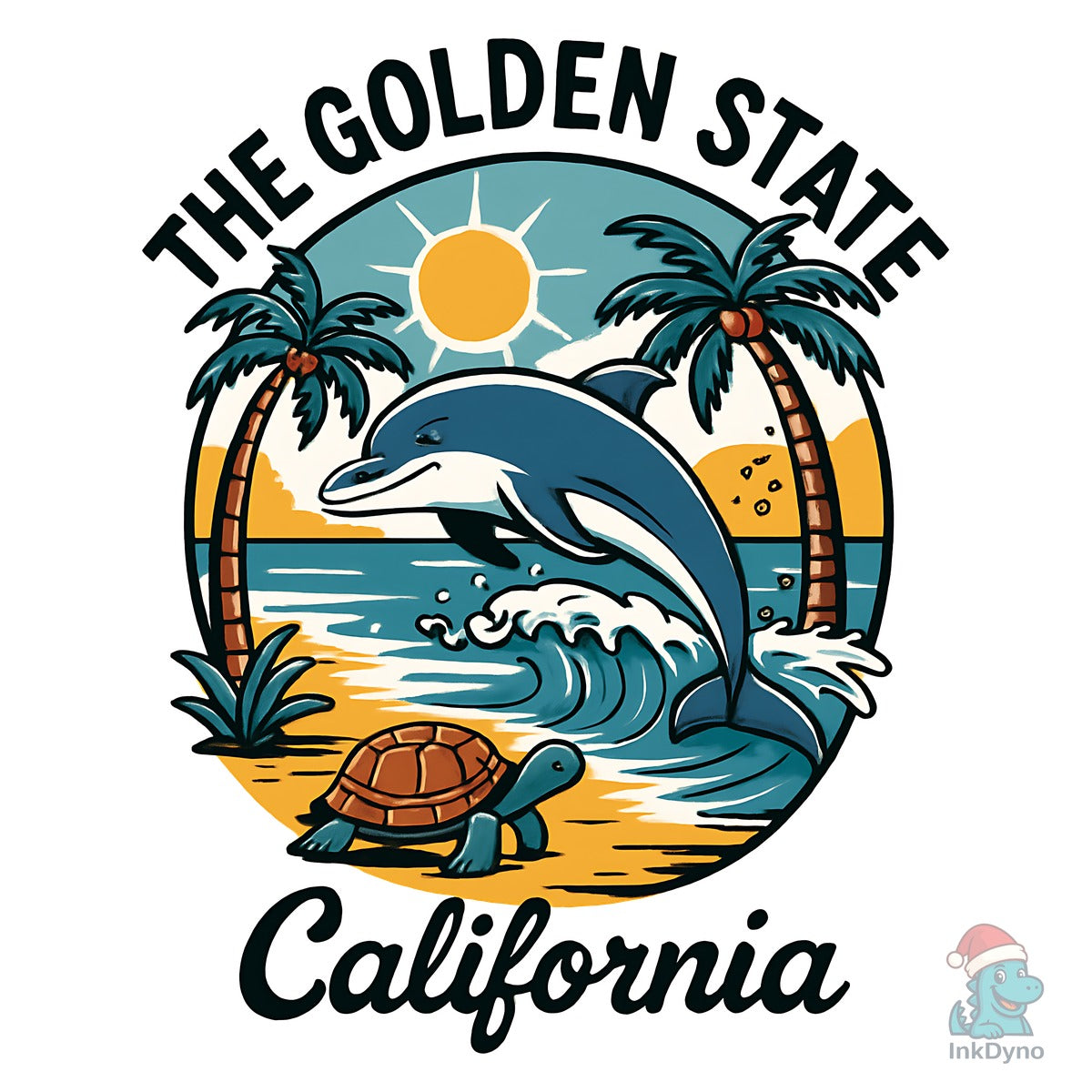"California Summer Beach Vibes T-Shirt"