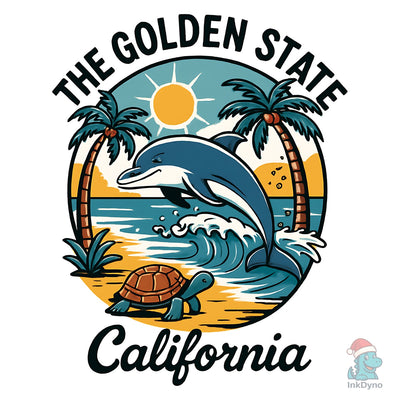 "California Summer Beach Vibes T-Shirt"