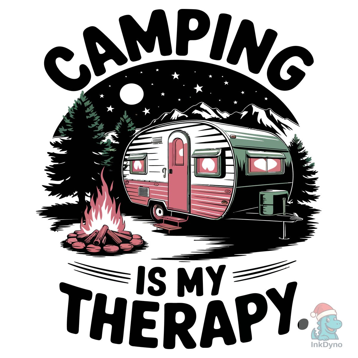 Camping is My Therapy Camper Design