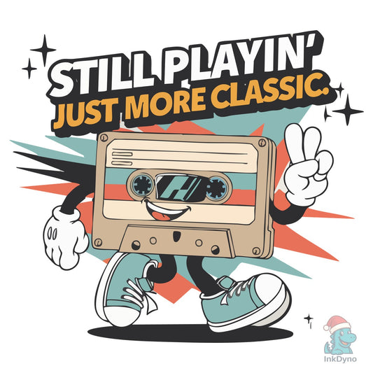 Retro Cassette - Cool Vintage Style - DTF Transfer