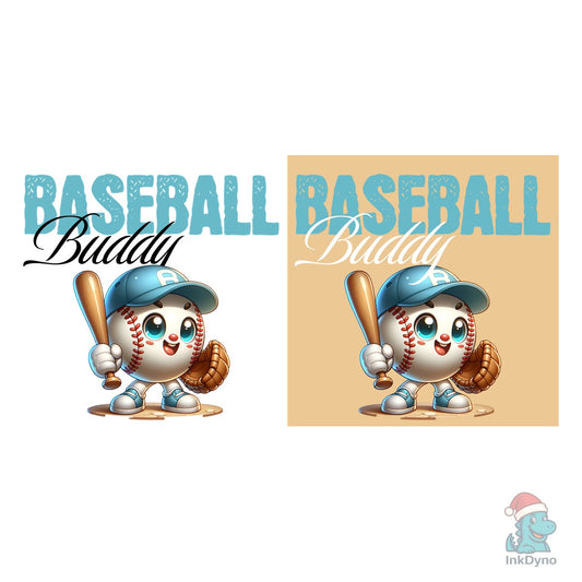 Baseball Buddy Cute Mascot - DTF Transfer