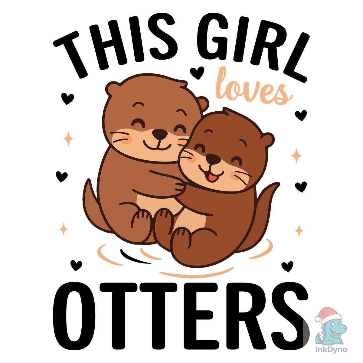 Cute Otter T-Shirt for Girls