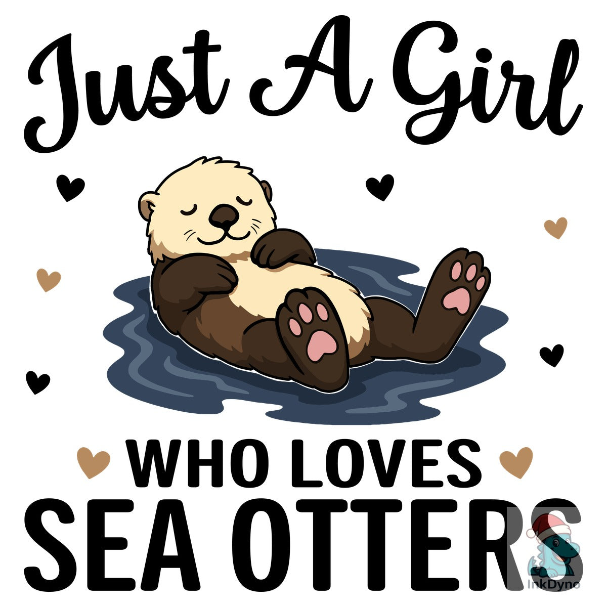 Just a Girl Who Loves Sea Otters T-Shirt