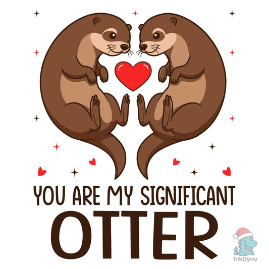 Significant Otter Cute Love T-Shirt - DTF Transfer