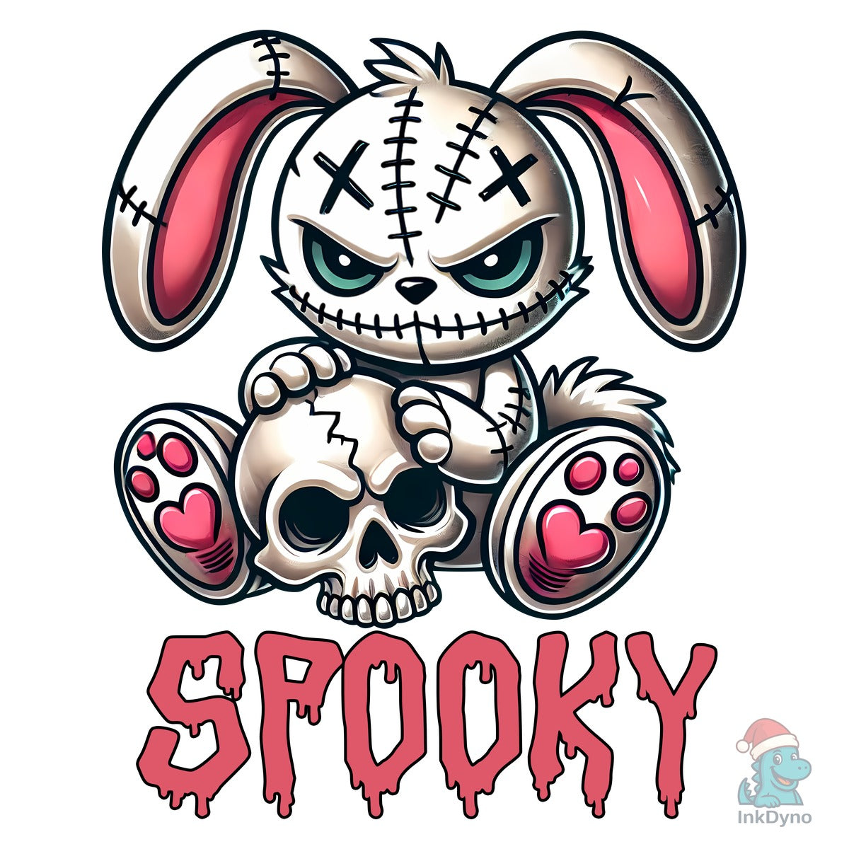 Spooky Voodoo Bunny Halloween Print