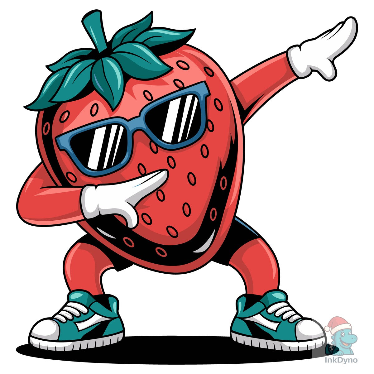 Funny Dabbing Strawberry Summer Fruit