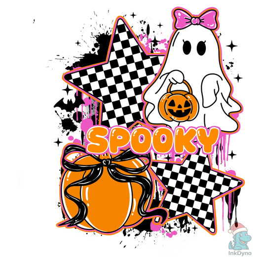 Retro Spooky Ghost Halloween - DTF Transfer