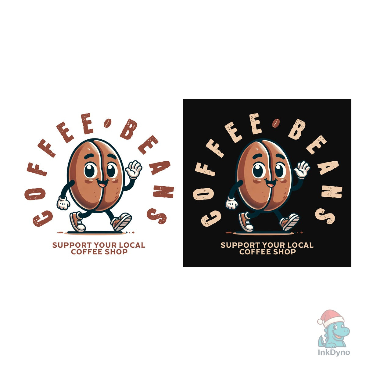 Coffee Bean Support Local Café Art