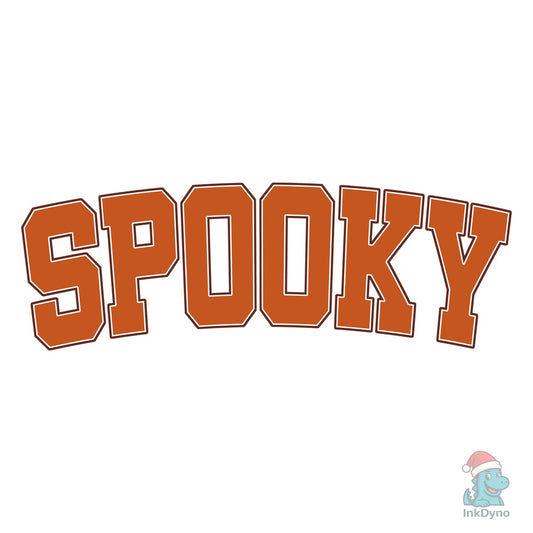 SPOOKY College Font Cute Halloween - DTF Transfer