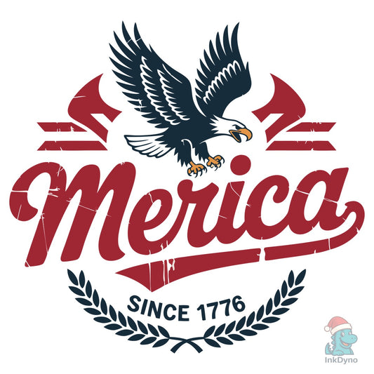Vintage America Eagle Graphic - DTF Transfer