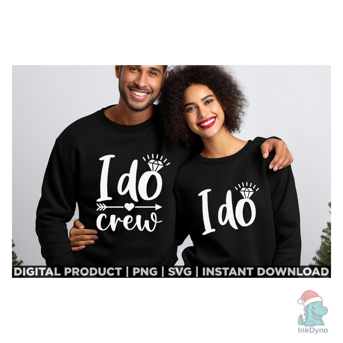I Do I Do Crew Bachelorette Couple Tee