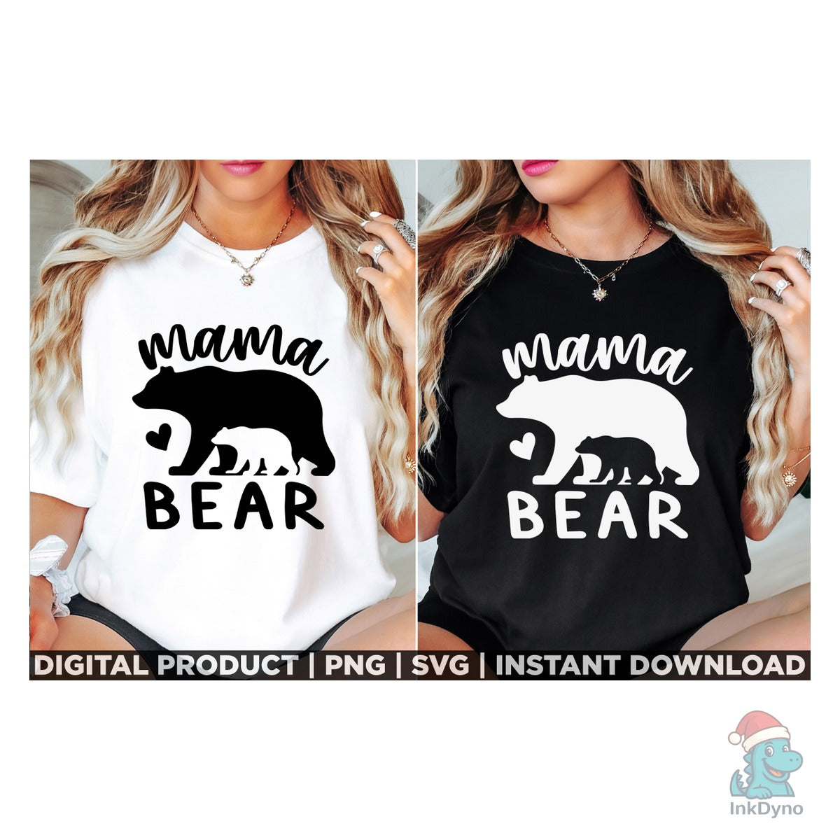 Mothers Day Mama Bear Family Tee Shirt